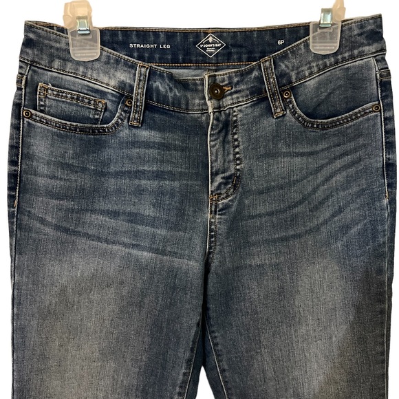 St. John’s Bay Woman’s Straight Leg Jeans Sz 6 Petite - Picture 2 of 4